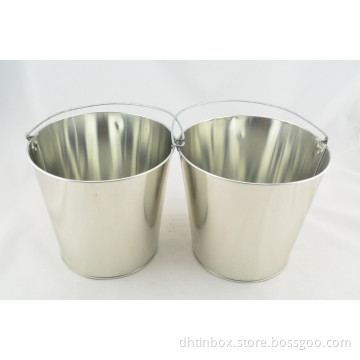 metal cookies biscuits bucket pail